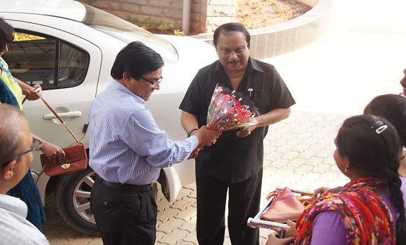 Dr. Bujarbaruah Ex DDG (AS) visit to NIVEDI